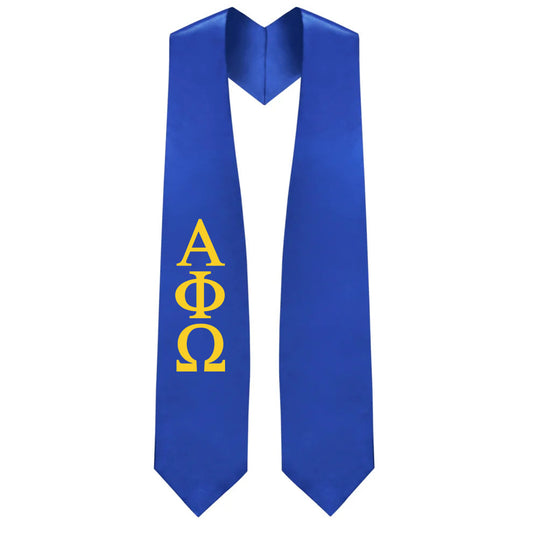 Alpha Phi Omega Greek Lettered Stole