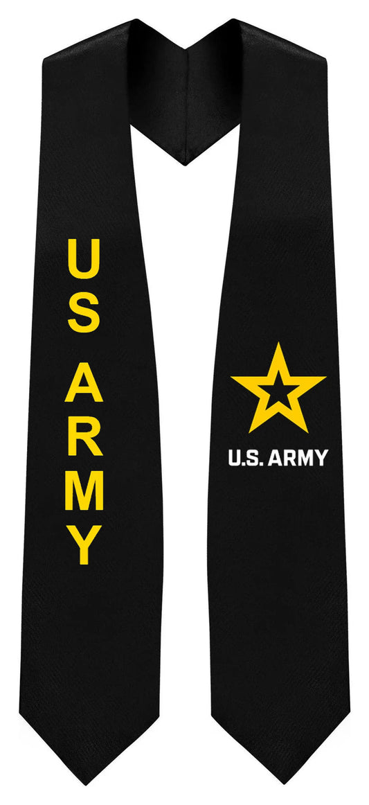 Black U.S. Army Stole (New Logo)