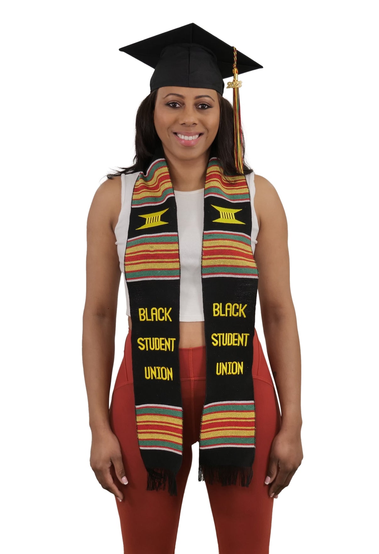 Black Student Union (BSU) Kente Cloth Graduation Stole – Stoles.com